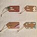G2PLUS Kraft Paper Gift Tags with String, 100PCS Blank Gift Tags, Christmas Gift Tag, Holiday Hangtags for Gift Wrapping, DIY Arts & Crafts, Halloween(2X 4 in)
