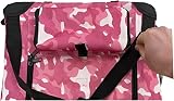 HugglePets Foldable Fabric Pet Crate Carrier Pink Camo Large 70x52cm view 8