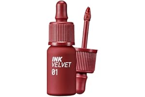 CLIO Peripera Ink the Velvet Lip Tint, High Pigment Color, Longwear, Weightless, Not Animal Tested, Gluten-Free, Paraben-Free (001 GOOD BRICK)