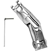 Double-Swivel Boat Anchor Chain Connector, Heavy-Duty 316 Stainless Steel 1/4 Inch-5/16 Inch Anchor Connector, High Load Capacity, with Allen Wrench
