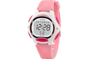 Edillas Kids Watch Digital for Girls Boys, Children Waterproof Watches Multi-Functional with LED Backlight Alarm/Stopwatch for Student Ages 4-13