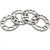 GoldenSunny 1/2 inches(12mm) Universal Wheel Spacers Adapters Fit Most 4 & 5 Lug Vehicle, 4x100 4x108 4x110 4x112 4x114.3 4x120 4x4.5 5x100 5x108 5x110 5x112 5x114.3 5x120 5x4.5