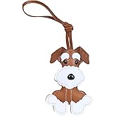 sparkleing Leather Bag Charm for Women, Cute Keychain Kawaii Purse Charm Accessory for Handbags Backpacks Tote Bags