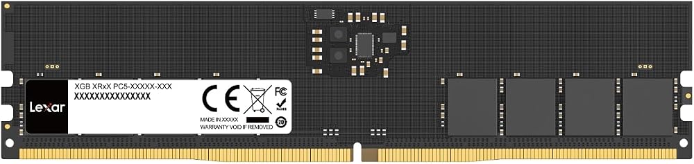 Lexar 16GB DDR5 UDIMM 5600MHz 288-Pin RAM CL46 1.1V High Performance