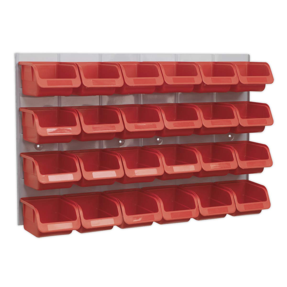 Sealey Tps130 Bin And Panel Combination 24 Bins - Red