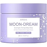 Anroha Moon Dream Overnight Toning Whip - Get Body Firming Cream for Women - Age Defying Lift and Frim Cream Helps Target the Appearance of Loose Skin On the Body 6.8 Fl oz