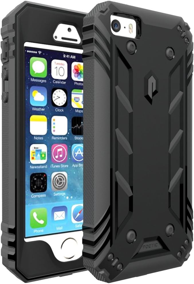 Poetic Cases Revolution Rugged Case for iPhone SE with Builtin Screen