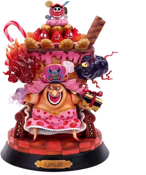 Amazon Co Jp Songdp アニメ おもちゃ ワンピース ノーティカルキング Gk 4皇帝 アント シャーロット リンリン ハンド オフィス モデル デコレーション 23cm コミック 像 ホーム キッチン