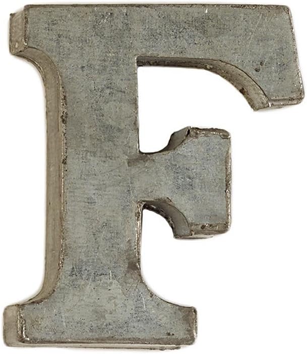 Country House Collection 2.25" Primitive Tin Letters (F)