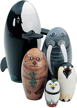 animal russian nesting dolls