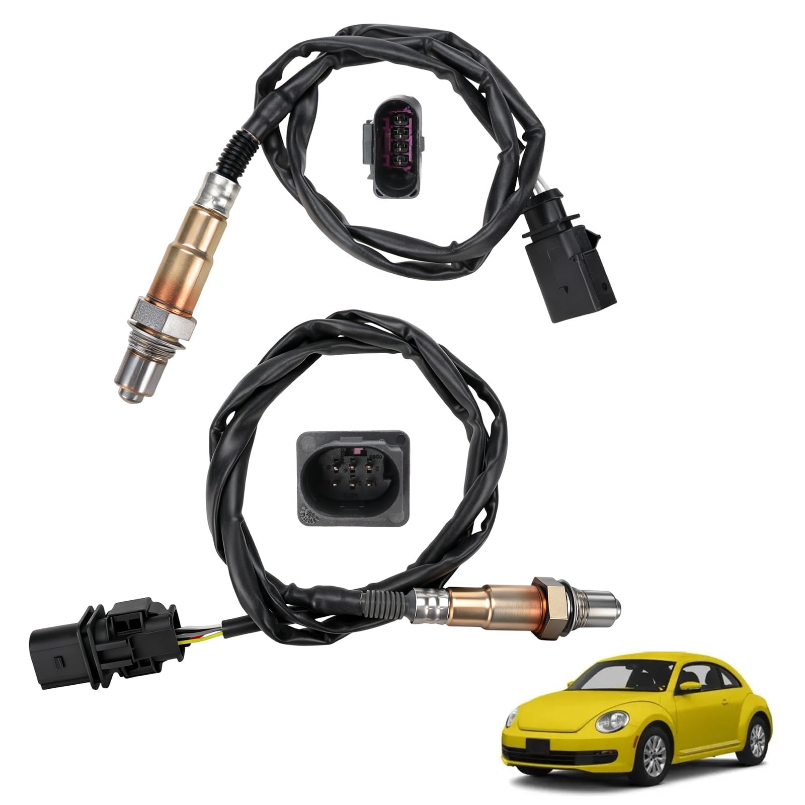 Photo 1 of O2 Oxygen Sensor Upstream and Downstream Compatible with Volkswagen Beetle Golf Jetta Passat Rabbit 2.5L 2005 2006 2007 2008 2009 2010 2011 2012 2013 2014 234-5102 234-4754