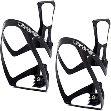 Amazon グレー超軽量カーボンボトルケージfor Road Cycling ブラック 2 Pack Gray トロフィー メダル