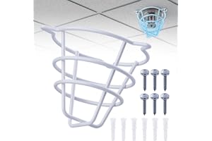 LEVENDOR 2 Pcs Fire Sprinkler Head Protector,Fire Sprinkler Head Covers Ceiling Used for Flush Mount Sprinkler,Heavy Duty Steel with Rubber-Wrapped,Suit 1/2" and 3/4" Sprinkler,Indoor Fire Sprinkler Head Cover