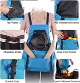 Oaygat Adjustable Garden Apron Waterproof Tool Pocket for Men & Women view 3