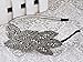 Alilang 1920s Black Beaded Leaf Flapper Headband