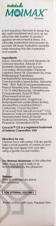 moimax moisturizer