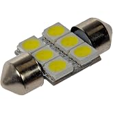 Dorman 3175W-SMD 3175 White 5050SMD 6LED Bulb | Fits Select Models