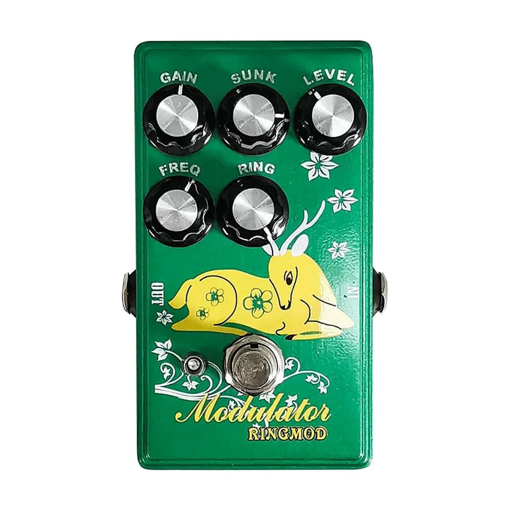 Eleqldwen Electric Guitar Effect Ringmod Multi Modulation Pedal, Guitar Pedal Accessories
