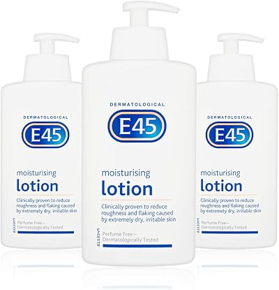 E45 Moisturising Lotion 500ml x 3 | Skin Moisturizer Brand E45