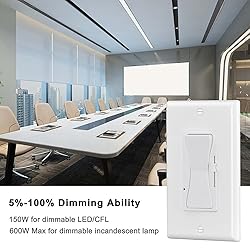KEYGMA 0-10V LED Dimmer Switch, Low Voltage Dimmer