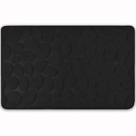 WohnDirect Memory Foam Badezimmerteppich - Rutschfester Badteppich - Badematte waschbar & schnelltrocknend - Badvorleger 50 x
