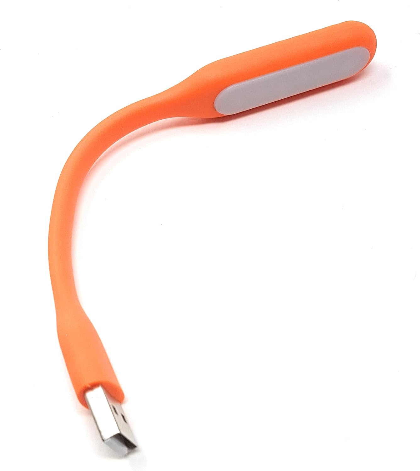Maincore Orange USB Powered LED Light/Bright & Flexible for Car PC, Desktop, Power Bank, Notebook