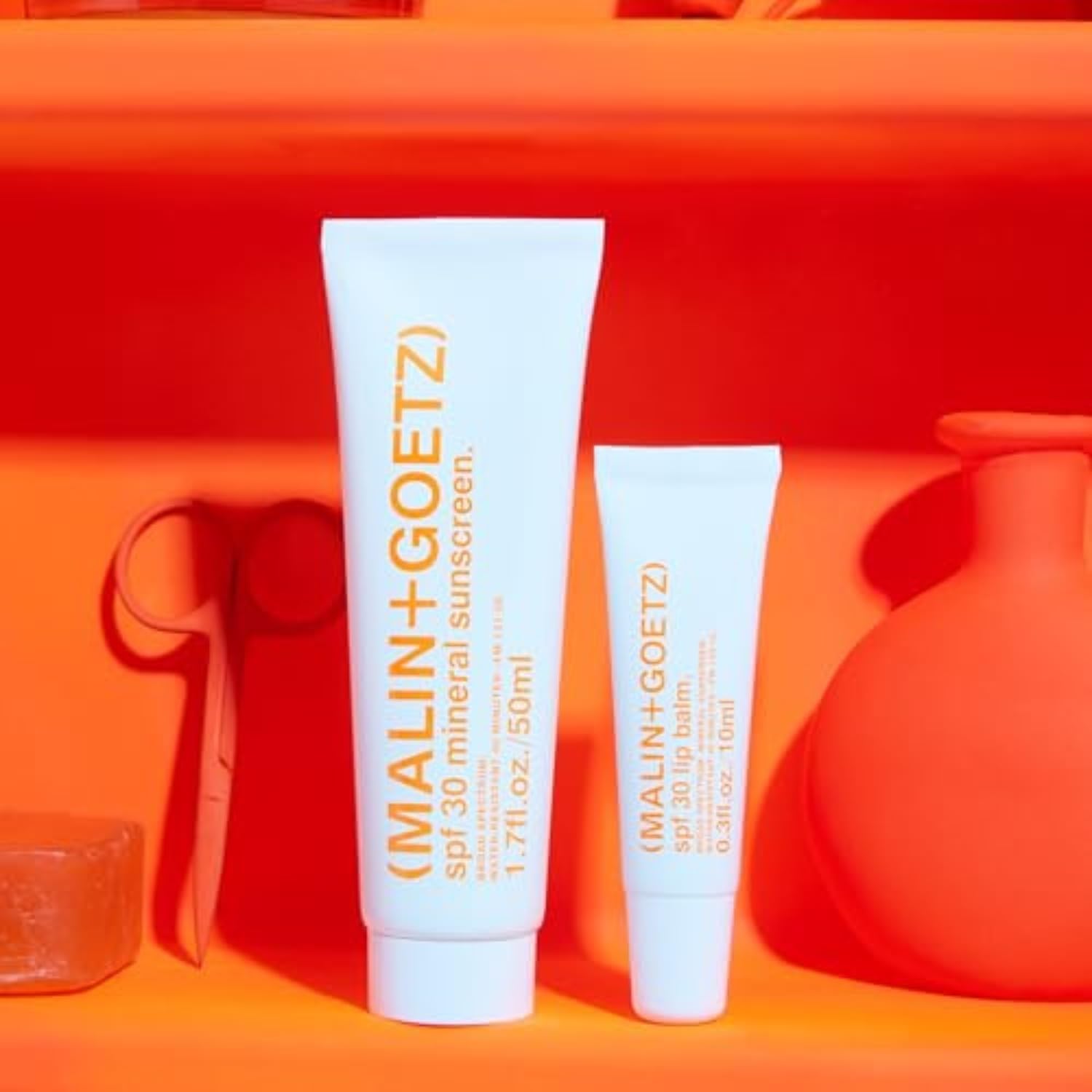 Malin + Goetz SPF 30 Mineral Sunscreen, 1.7 fl. oz. – Hydrating Mineral Sunscreen for Anti-Aging, Moisturizing, Face & Body, Lightweight Lotion with SPF