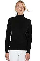 JENNIE LIU Women's 100% Pure Cashmere Long Sleeve