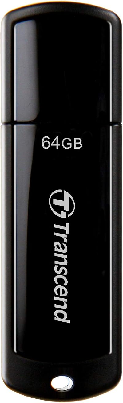 Transcend 64GB JetFlash 700 USB 3.1 Gen 1 Flash Drive Stick Black