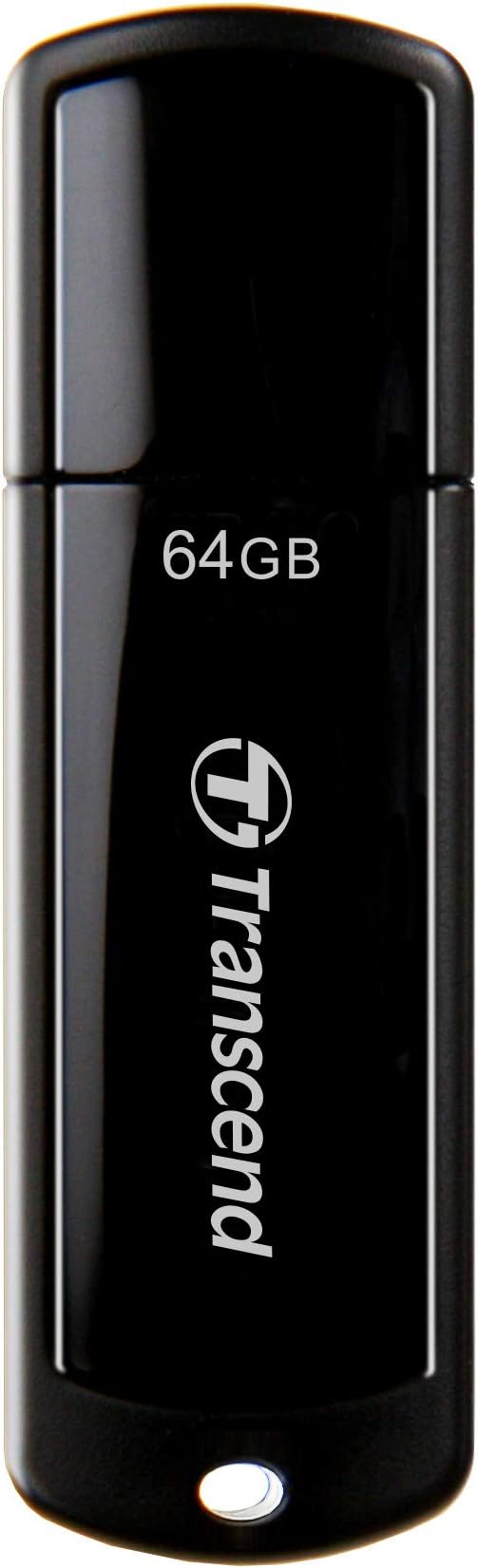 Transcend 64GB JetFlash 700 USB 3.1 Gen 1 Flash Drive Stick Black