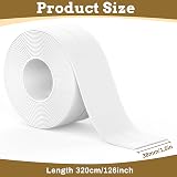 Fixmend Bath Sealant Strip 126in White PVC Caulk Tape Waterproof view 2