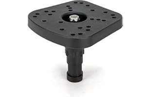 JHACM 0368 Universal Fishfinder Mount - Black, Boat Fish Finder Electronics Mount