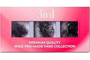LLBA Promade Mix 750 Fans, Handmade Volume Eyelashes, Multi Selections From 5D To 12D, C CC D Curl, Thickness 0.03~0.1 mm, 9-