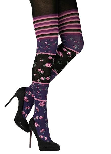 CRÖNERT Strumpfhose Winterrosen 72418