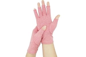 GENERIC Premium Bamboo Gloves Fingerless Compression Wrap for Hand Pain and Osteoarthritis Men and Women