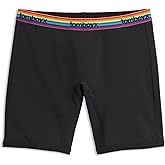 TomboyX Boxer Briefs Underwear for Women, 9” Inseam for Full Length Coverage, Cotton Blend, Gender Neutral Boy Shorts Panties