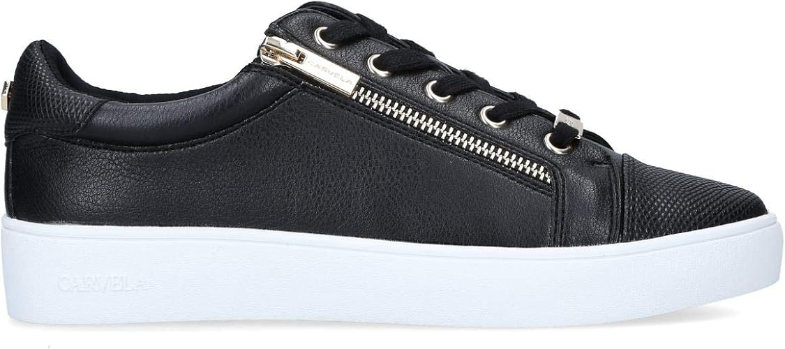 Carvela Women's Jagged Sneaker, Black, 8 UK Amazon.co.uk Shoes & Bags