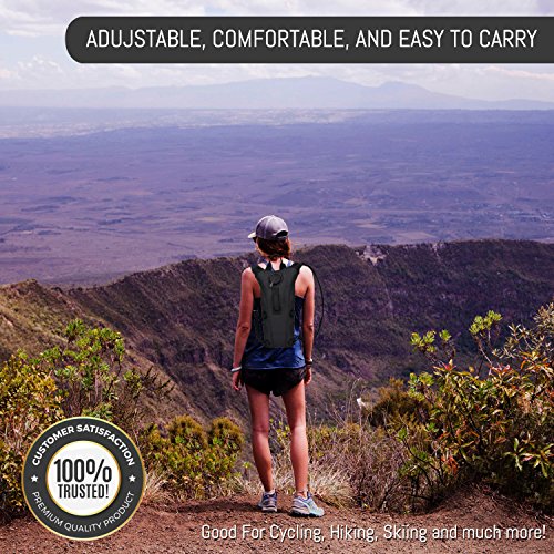 ETCBUYS Hydration Backpack - 2.5L (Liter) Water Pack and Waterproof Tactical Hydration Pack for Running, Hiking, Cycling, Camping, Hunting, Biking, Festivals, Themed Parks and Prevents Dehydration - Thumbnail 3