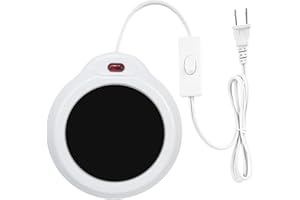 Dialan's Candle Warmer Wax Melter, Warmer Plate for Candle Jar Wax Cubes Melter Warmer Plate Electric Coffee Mug Warmer Tea or Various Beverages Warmer(White)