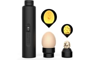 Egg Tester Light, Chicken Egg Monitoring Tester LED Incubator Light Candling Lamp Inspection US Plug 100-240V