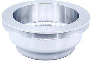 GSKMOTOR Aluminum Crankshaft Pulley 1 Groove LWP Long Water Pump fits for SBC SB Chevy 350 Crank