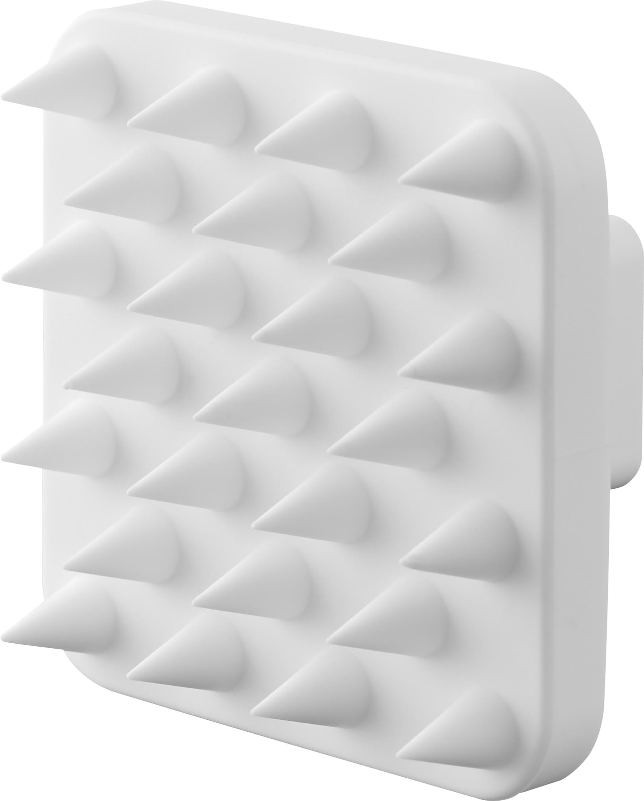 山崎実業(Yamazaki) マグネット 頭皮マッサージブラシ ハンドル付き ソフトタイプ ホワイト 約W7×D7×H5cm タワー tower 浮かせて収納 スカルプブラシ ヘッドマッサージ 1769商品画像