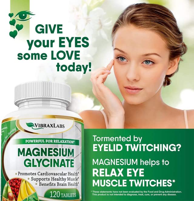 VibraxLabs Magnesium Glycinate Supplement, 400mg, for Men & Women, for