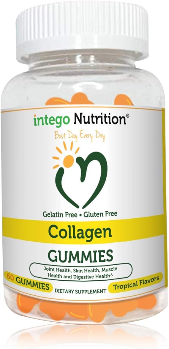 Collagen Gummies Adult Supplement (60 Count Tropical Flavor