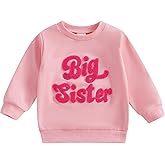 Big Sister Big Brother Matching Outfit Toddler Boy Girl Embroidery Sweatshirt Tops Kids Pullovers Shirt Fall Clothes