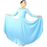 Danzcue Girls Praise Loose Fit Full Length Long Sleeve Dance Dress