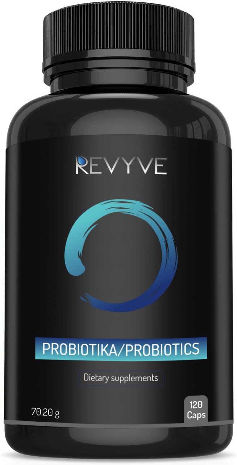 Probiotics with Advanced Ultra Strength Formula, Best Daily Supplement for Men and Women Includes Lactobacillus and Acidophilus (120 Vegan Capsules)