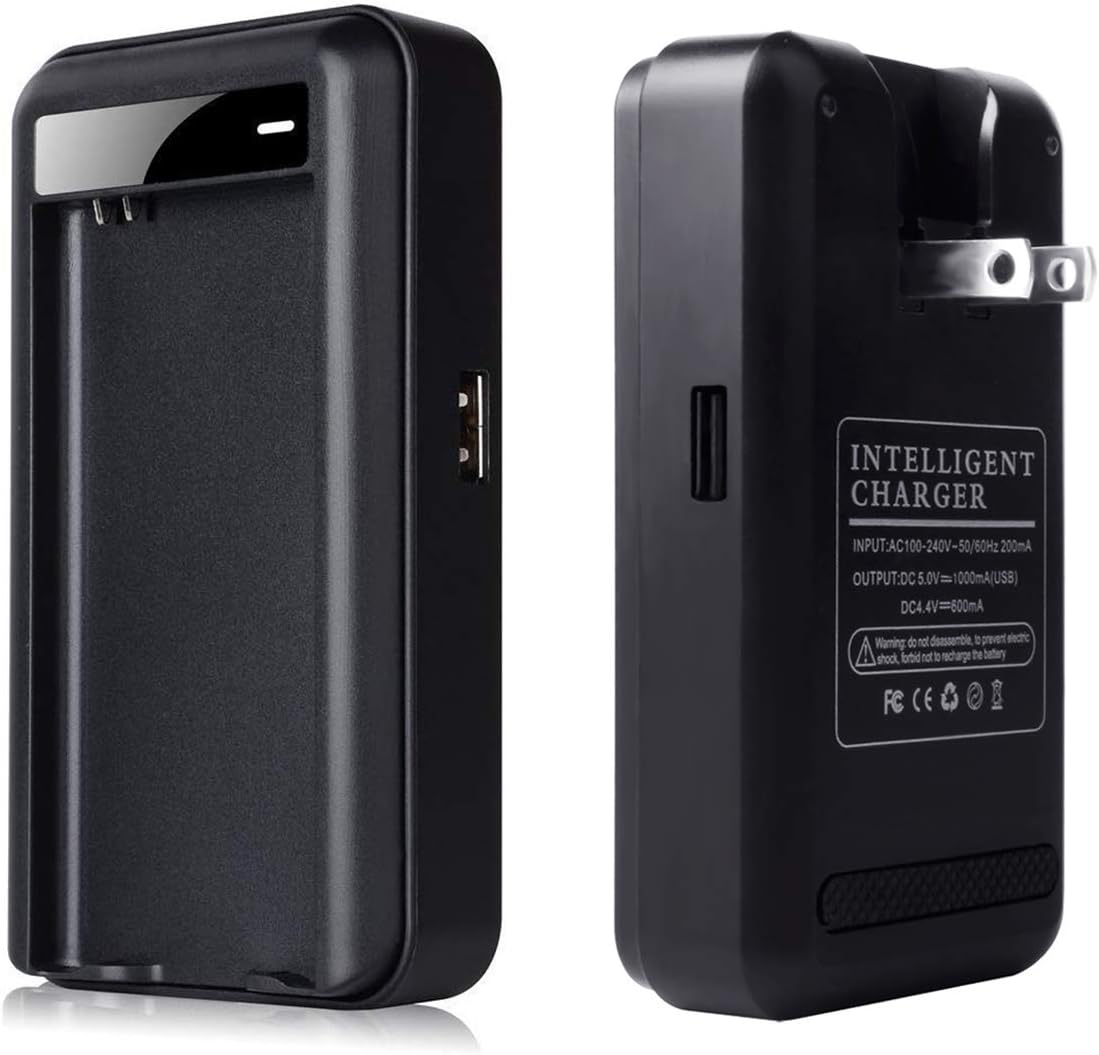 Lrker LG G5 Specialized Battery Charger Specialized Intelligent Portable USB Travel Wall Charger for LG G5 Phone Spare Battery - Black - Battery is Not Included (1Charger)