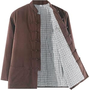 Winter Thick Tang Suit Jackets Cotton Padded Coats Men Warm Tai Chi Uniform Chinese Kung Fu Clothing Shirt