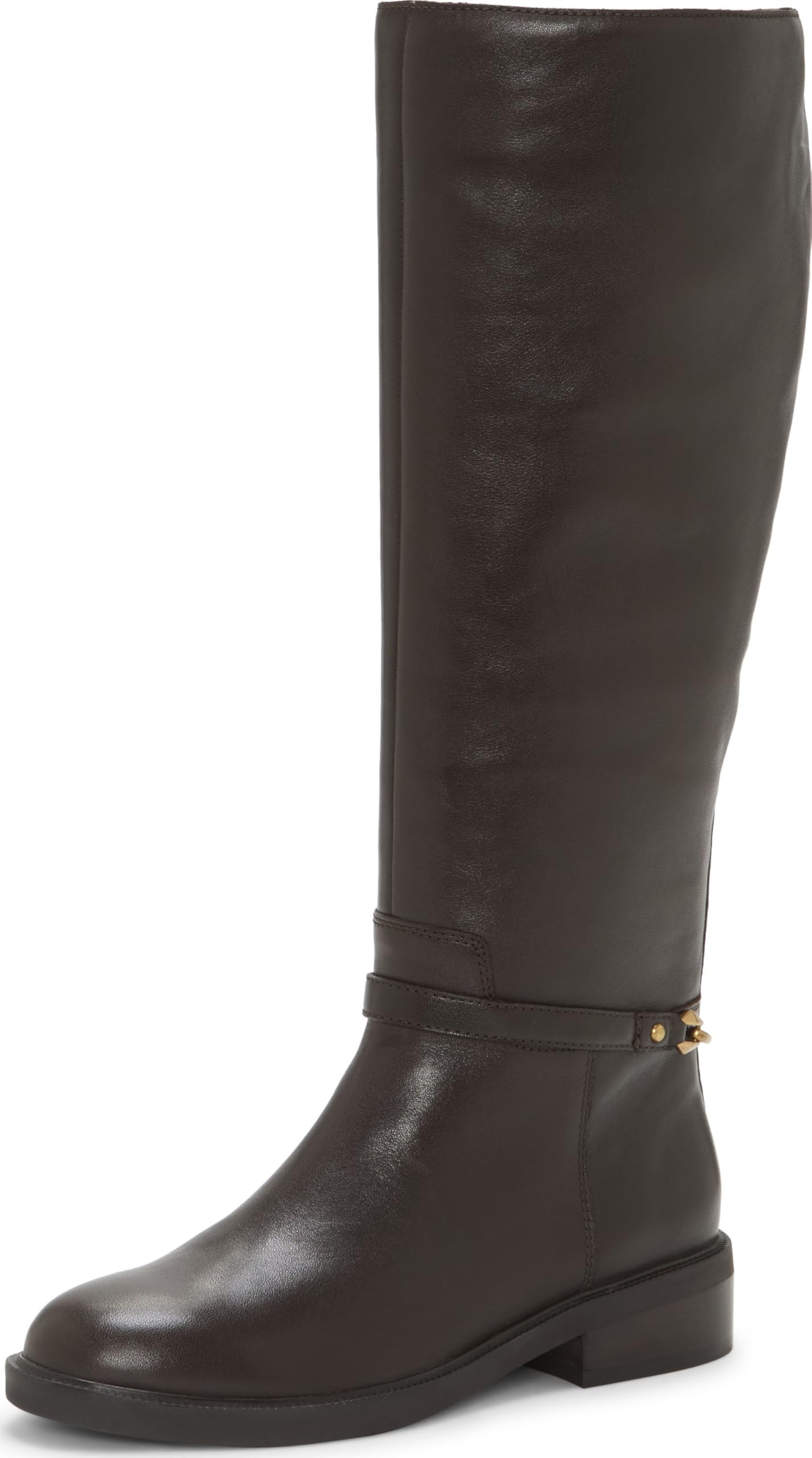 Vince Camuto Women’s Adria Ankle Link Knee High Riding Boot, Brownie, 8